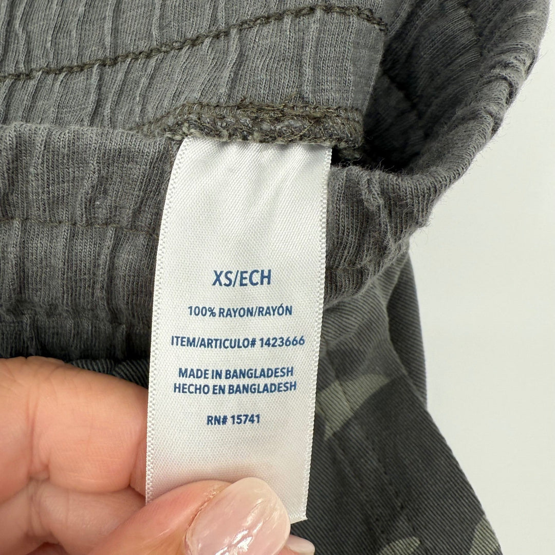 Splendid Camo Print Drawstring Jogger Pants Casual Comfy Athleisure Size XS