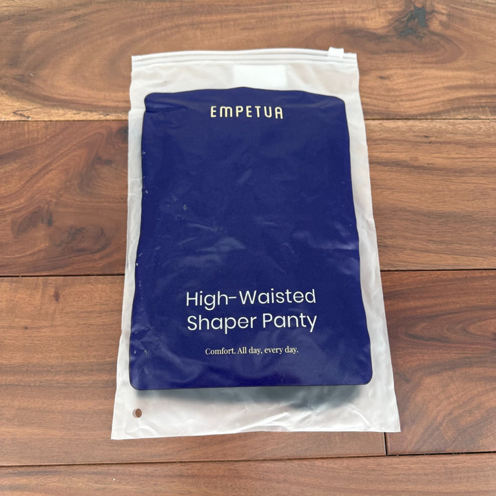 Shapermint Empetua High Waisted Shaper Panty Womens M/L Black Stretch Shapewear