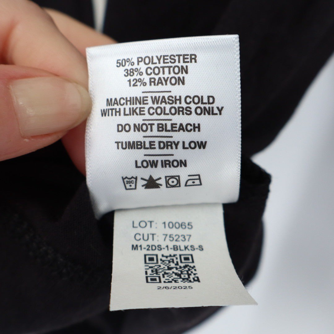 American Giant Full Zip Hoodie Black Made in USA Size S