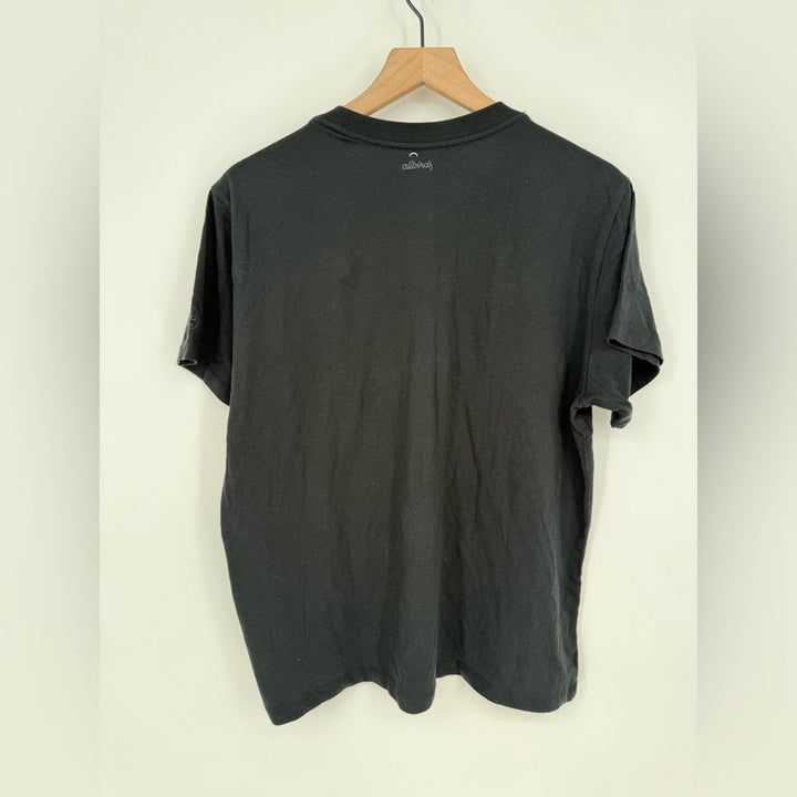 Allbirds Women's Cotton Tee Natural Black Size XL