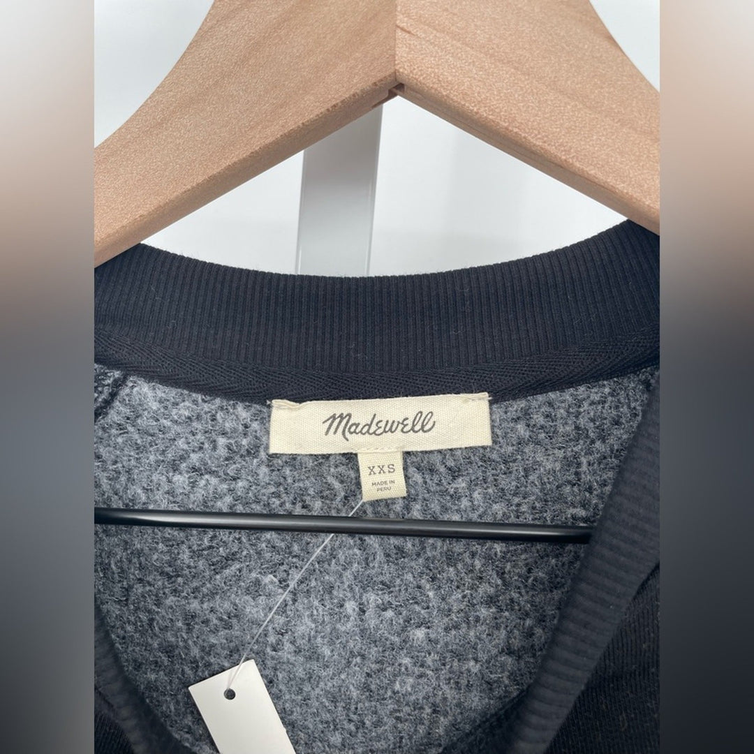 Madewell Puff-Sleeve Sweatshirt Tee Size XXS