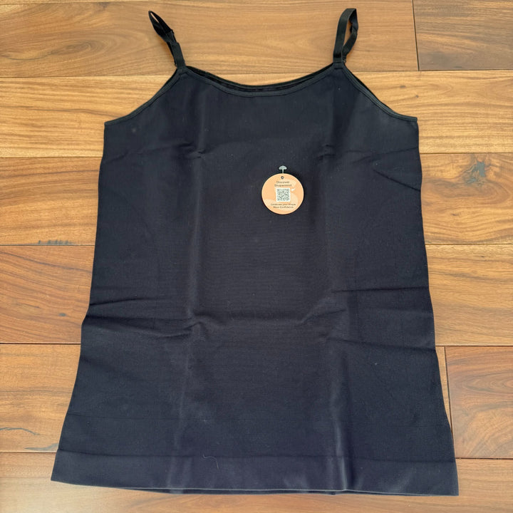 Shapermint Essentials All Day Every Day Scoop Neck Cami Top Womens 3XL Black