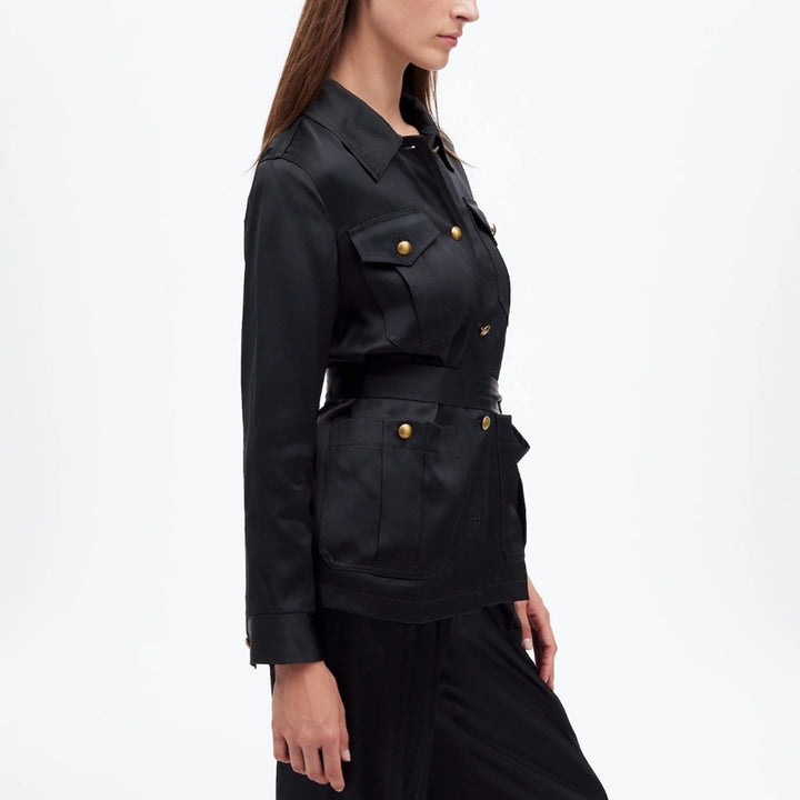 Madewell Double-Faced Satin Safari Jacket Size XXS