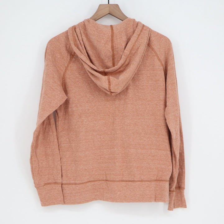 American Giant Women's Lightweight Full Zip Canyon Clay Heather Made In USA