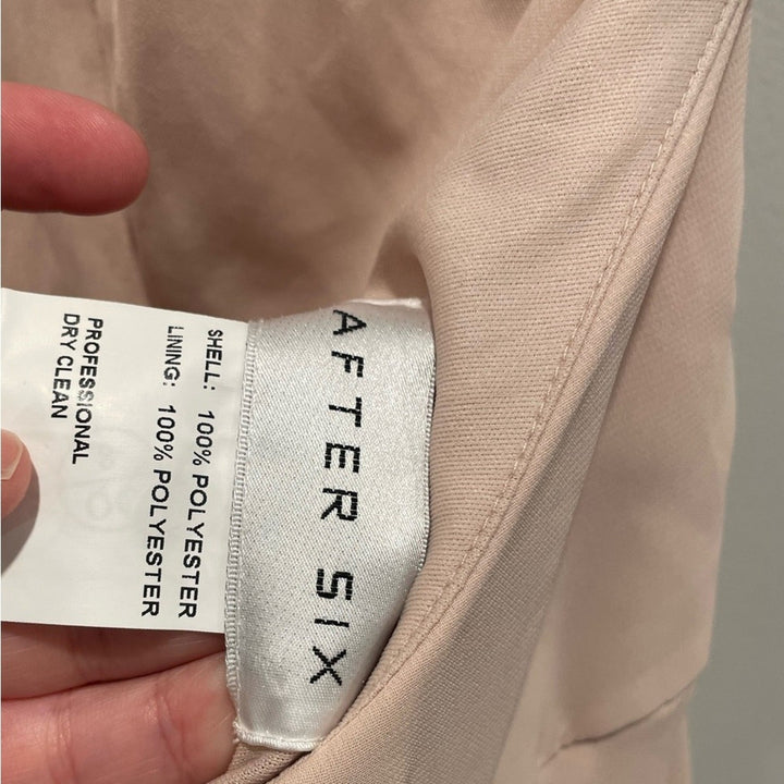 After Six High Neck Halter Backless Maxi Dress Size 8