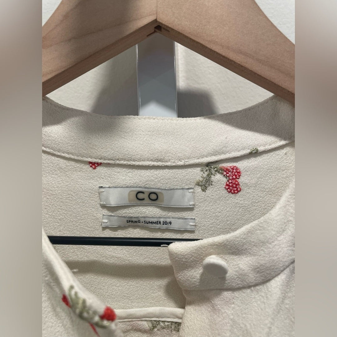 Co Half Placket Blouse Size L