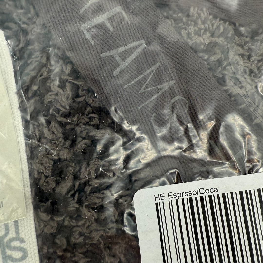 Barefoot Dreams CozyChic Pom Pom Beanie & Scarf Set Womens Espresso Cocoa Winter