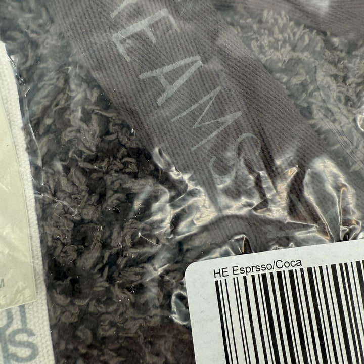 Barefoot Dreams CozyChic Pom Pom Beanie & Scarf Set Womens Espresso Cocoa Winter