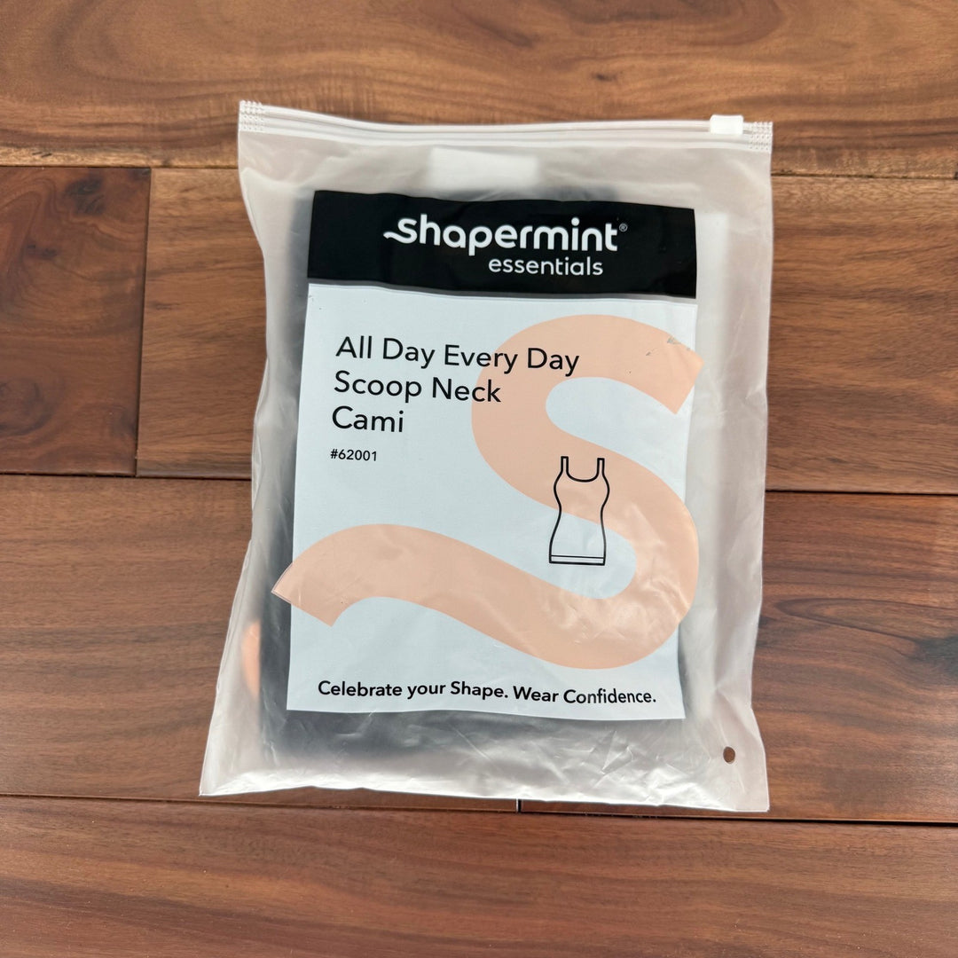 Shapermint Essentials All Day Every Day Scoop Neck Cami XXL Black Smoothing