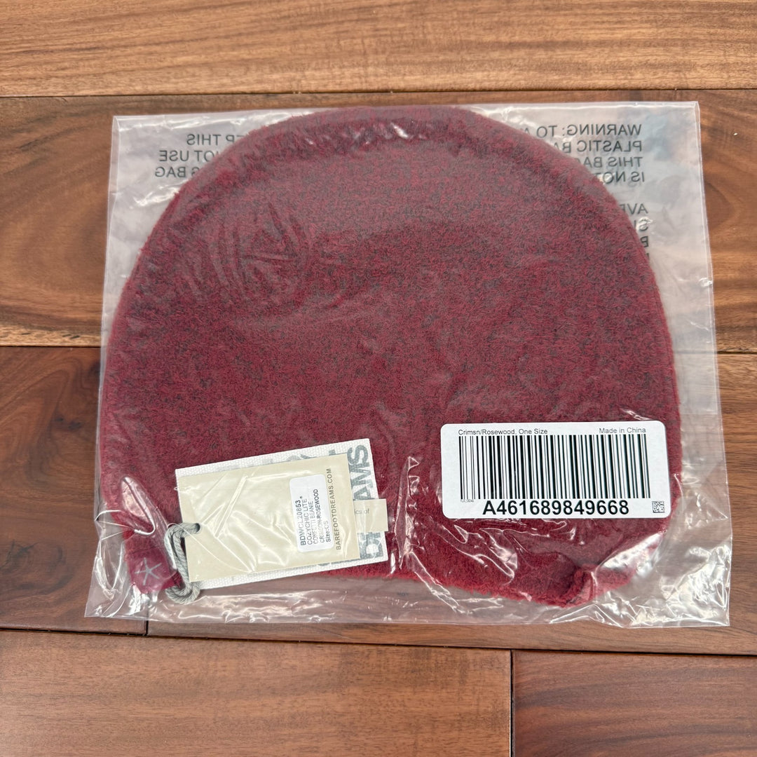 Barefoot Dreams CozyChic Lite Confetti Beanie Hat Womens One Size Red Winter Cap