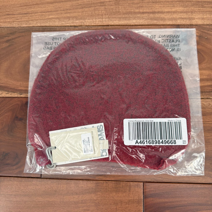 Barefoot Dreams CozyChic Lite Confetti Beanie Hat Womens One Size Red Winter Cap