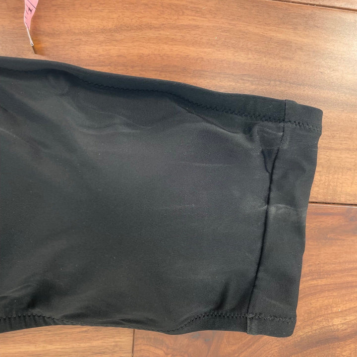 J. Crew Black One Shoulder Bikini Top Swimsuit Size L