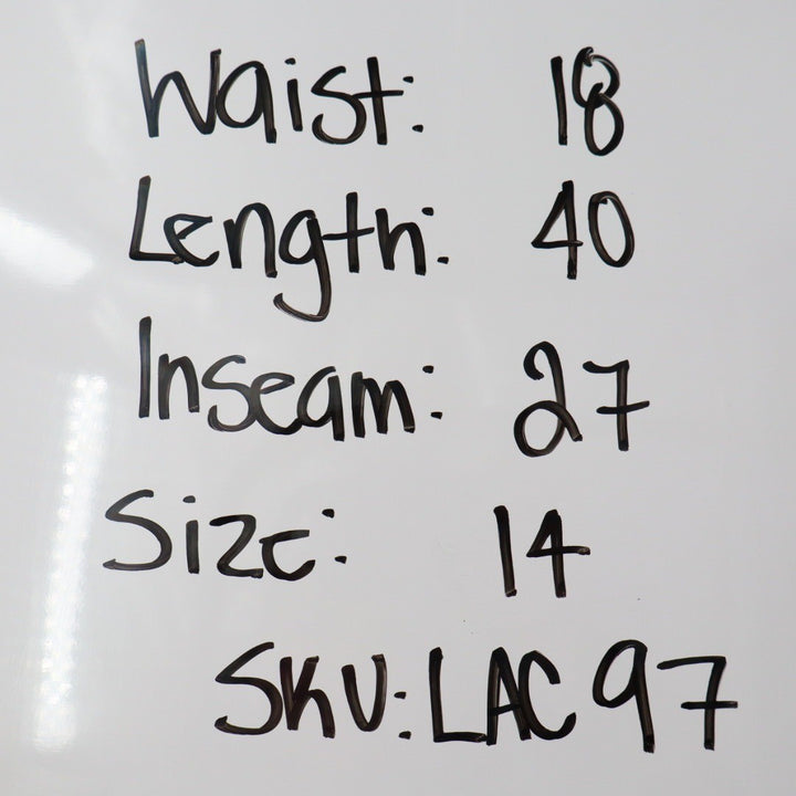 Wild Fable Black Wash High Rise Tapered Jeans Distressed Size 14