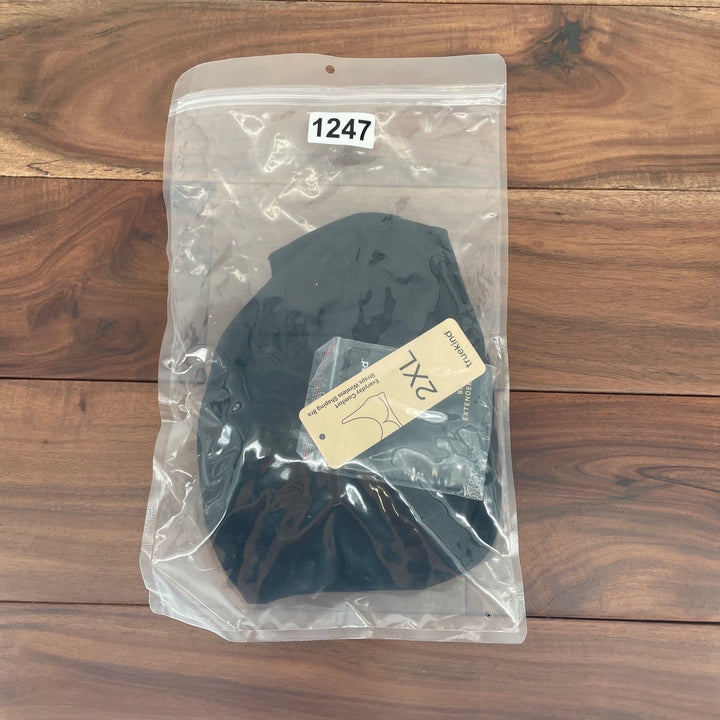 Truekind Black Seamless Comfort Extended Wirefree Full Coverage Bra Size 2XL