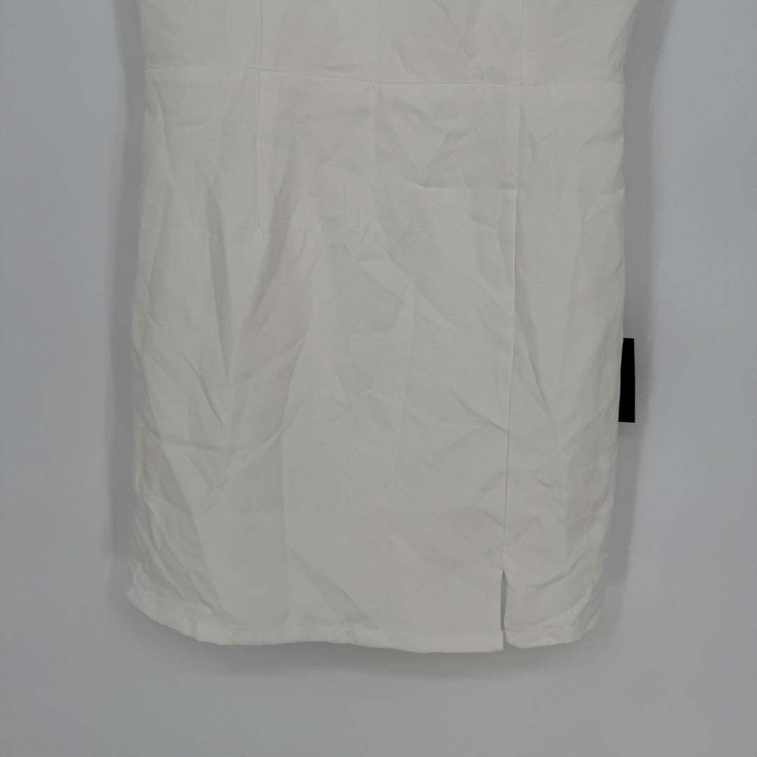 Lulus Your Sweetie White Tie-Strap Mini Dress Size S