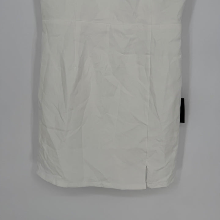 Lulus Your Sweetie White Tie-Strap Mini Dress Size S