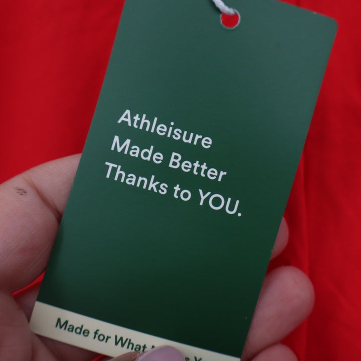 Halara Athleisure Red Double Layer Running Shorts Athletic Shorts L