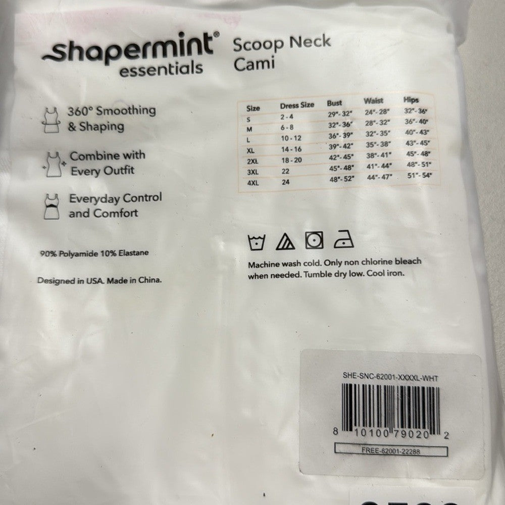 Shapermint Essentials All Day Every Day Scoop Neck Cami Size XXXXL