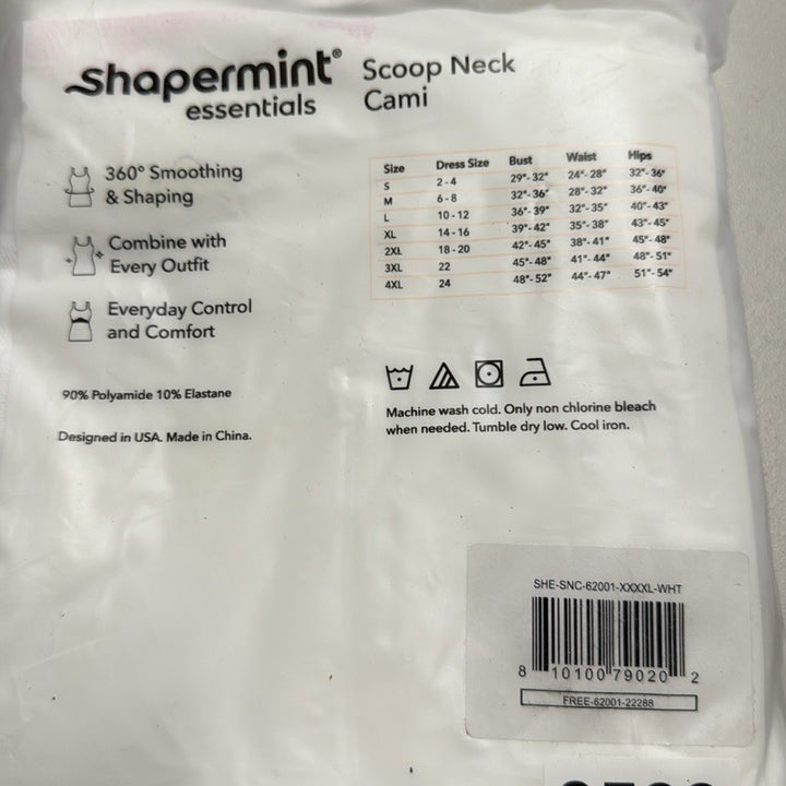 Shapermint Essentials All Day Every Day Scoop Neck Cami Size XXXXL
