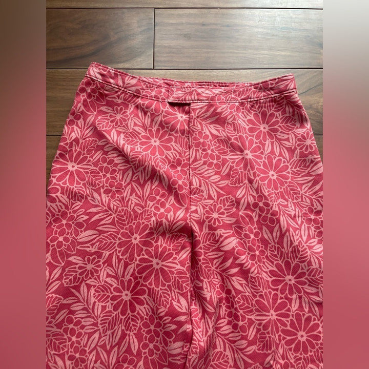 Tommy Bahama 100% Silk Floral Pants Size 4