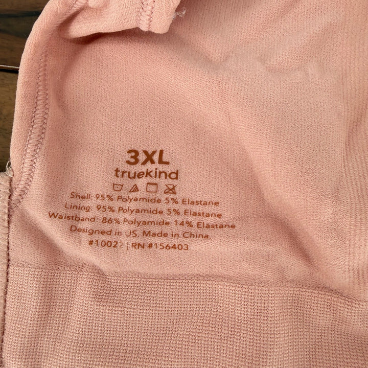 Truekind Daily Comfort Wirefree Shaper Bra 3XL Pink Seamless Everyday Support