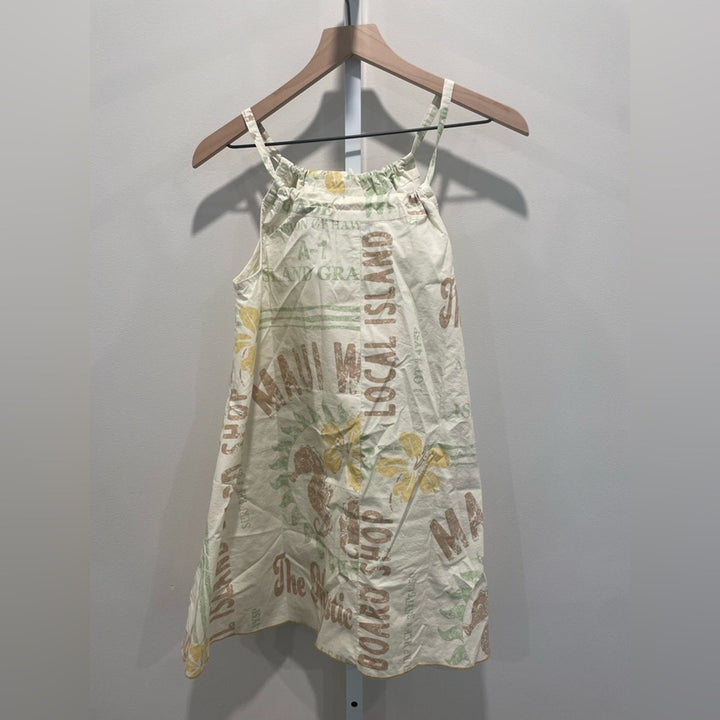 BDG Eva Tie-Front Ruched Strap Trapeze Mini Dress Size XS