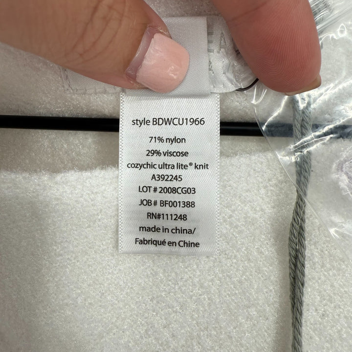 Barefoot Dreams CozyChic Ultra Lite Ocean Breeze Poncho Womens Soft Violet Ombre