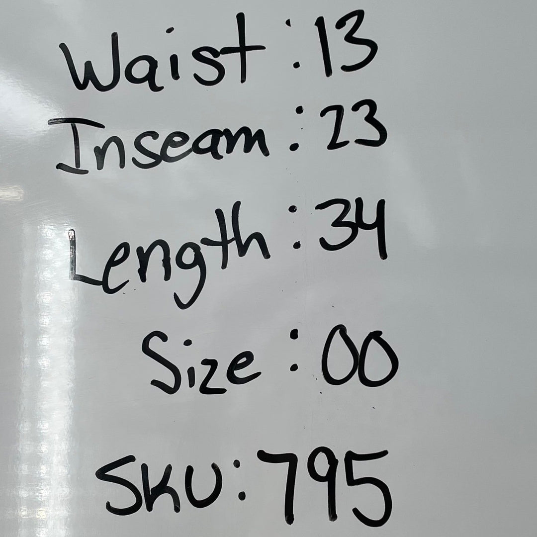 Babaton 1-01 Black Cropped Drawstring Hem Wide Leg Pants Size 00