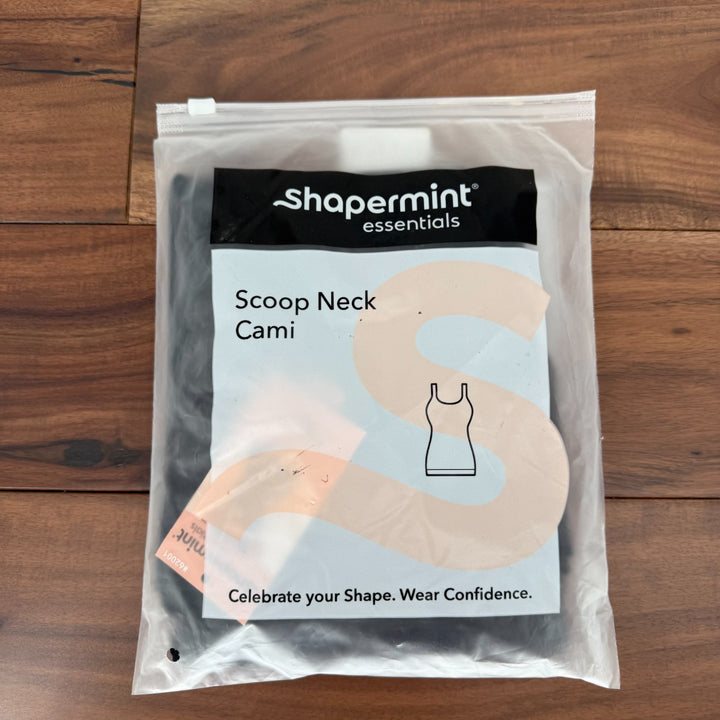 Shapermint Essentials All Day Every Day Scoop Neck Cami Top Womens 3XL Black