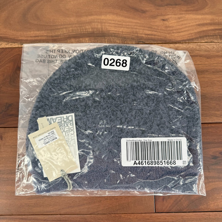 Barefoot Dreams CozyChic Lite Confetti Beanie Hat Womens OS Deep Sea Blue Winter