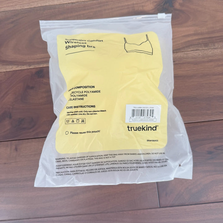 Truekind Supportive Comfort Wireless Shaping Bra L Chai