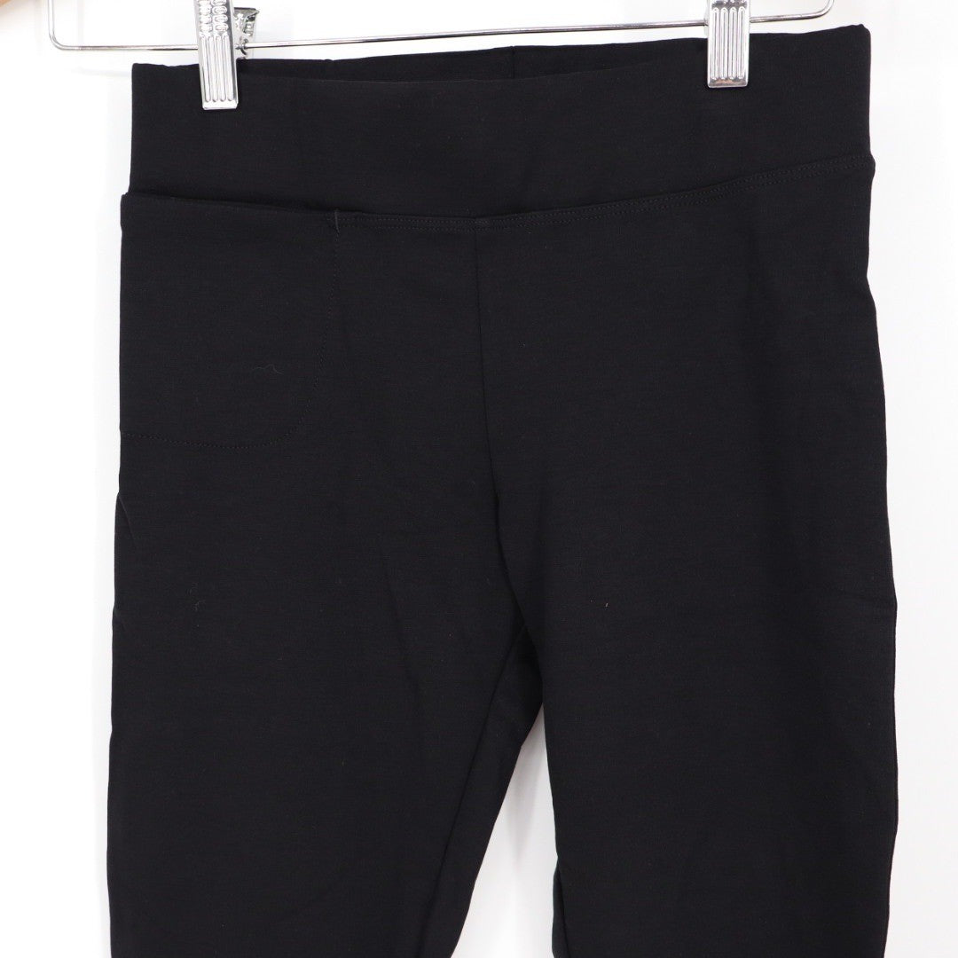 American Giant Black Flared Leggings Pants Women's Size 0