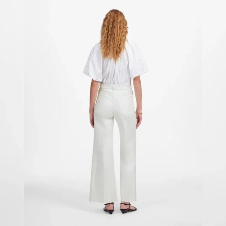 Madewell Flared Wide-Leg Crop Jeans Size 30