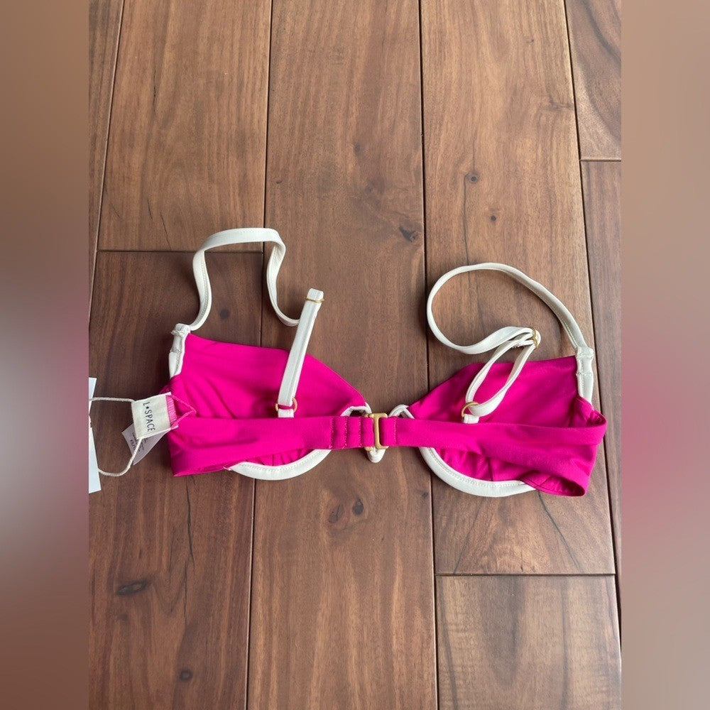 L Space Nico Bikini Top Size XS