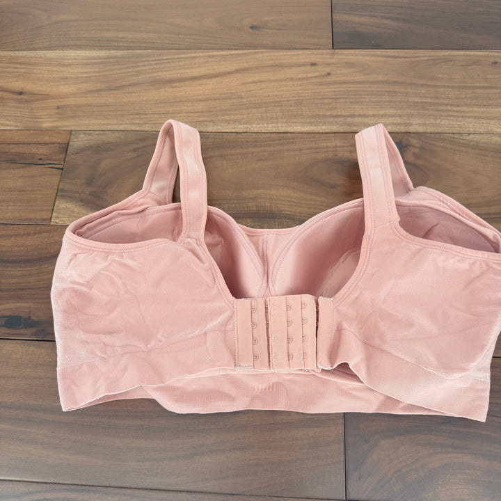 Truekind Daily Comfort Wirefree Shaper Bra 3XL Pink Seamless Everyday Support