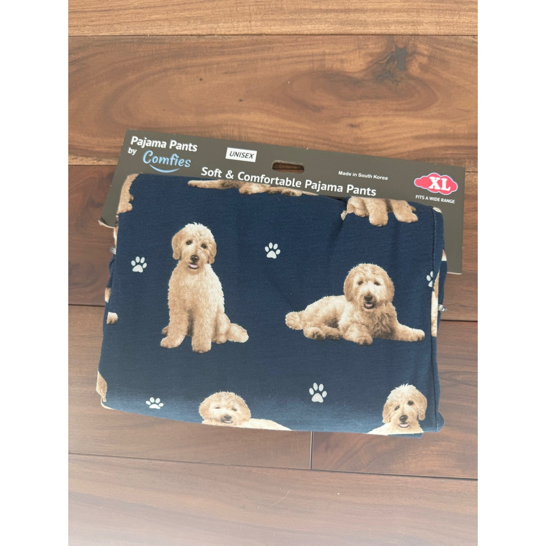 Comfies Unisex XL Blue Dog Pajama Pants Soft Comfortable Lounge Bottoms