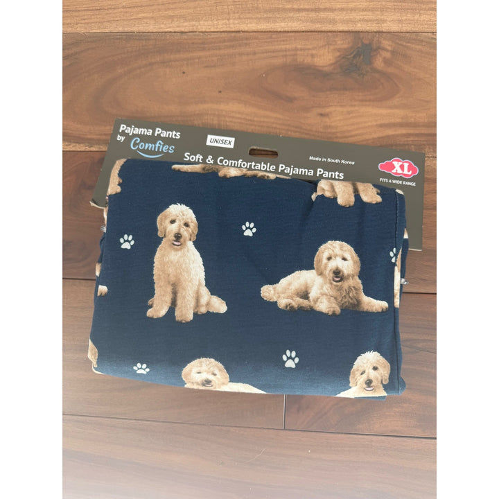 Comfies Unisex XL Blue Dog Pajama Pants Soft Comfortable Lounge Bottoms
