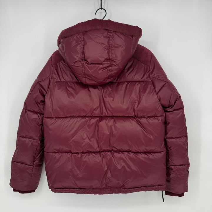 Koolaburra by UGG Burgundy Corduroy Puffer Hooded Jacket Size S/P