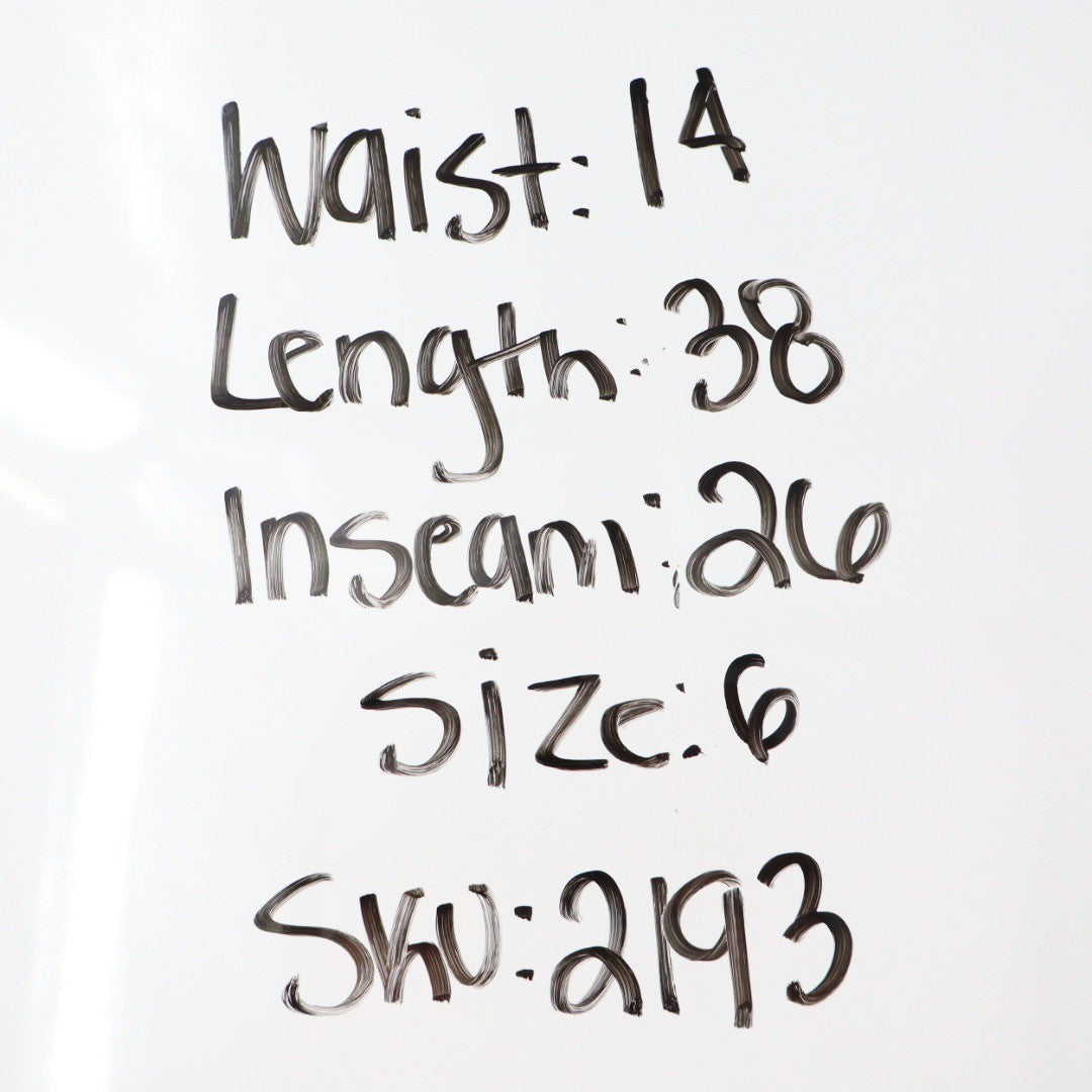 American Giant Black Ponte Slim Pant High Rise Size 6 Made In USA