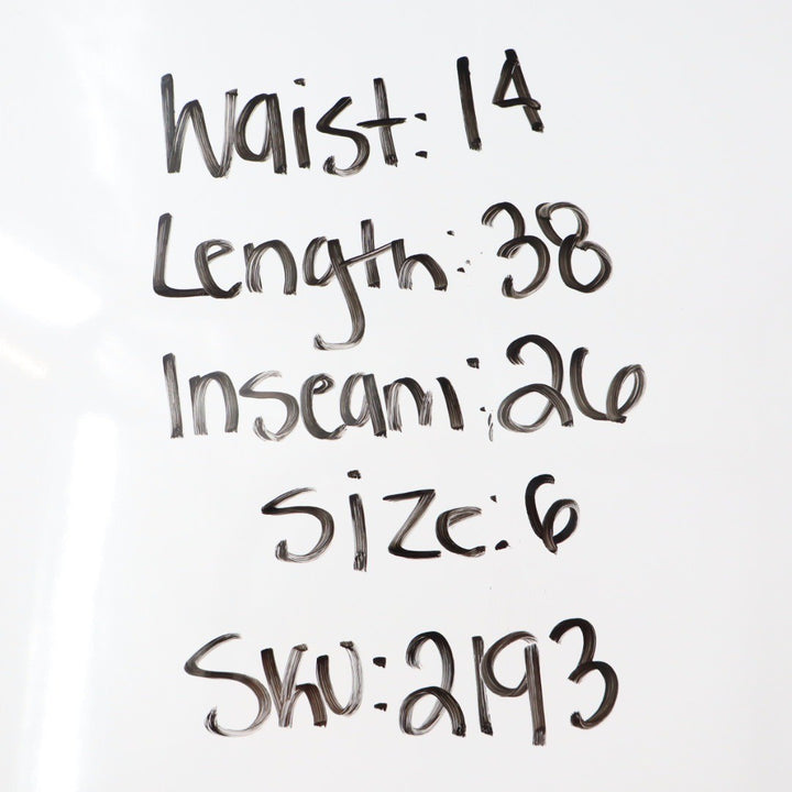 American Giant Black Ponte Slim Pant High Rise Size 6 Made In USA