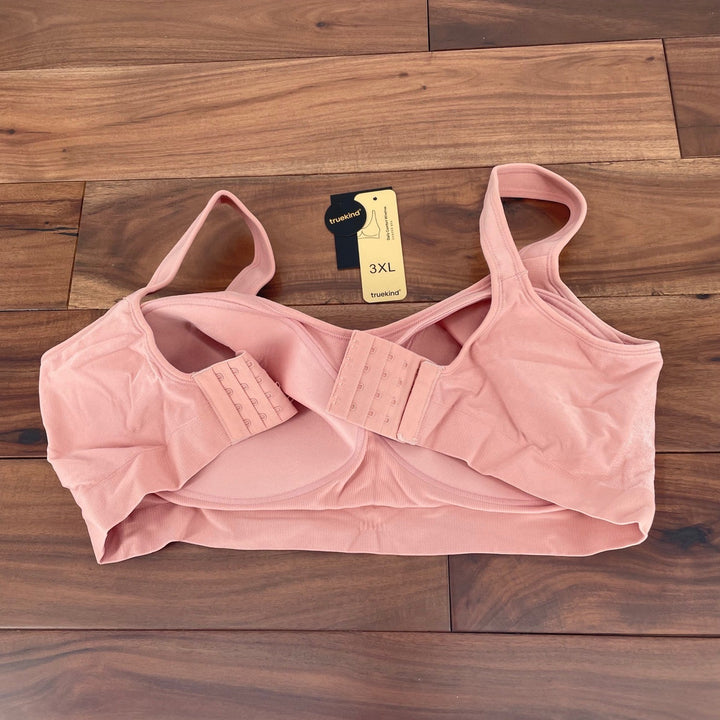 Truekind Daily Comfort Wirefree Shaper Bra Pink 3XL Seamless Full Coverage
