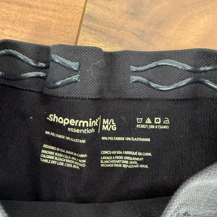 Shapermint All Day Every Day High-Waisted Shaper Shorts Womens M/L Black Stretch