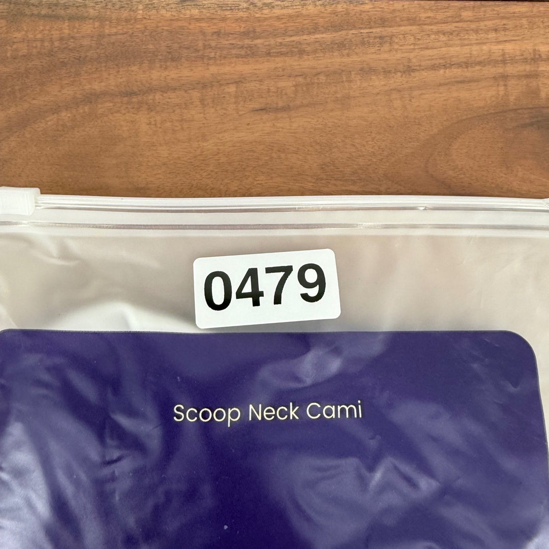 Empetua Scoop Neck Cami Top White Sleeveless Comfort Layering Tank Large L