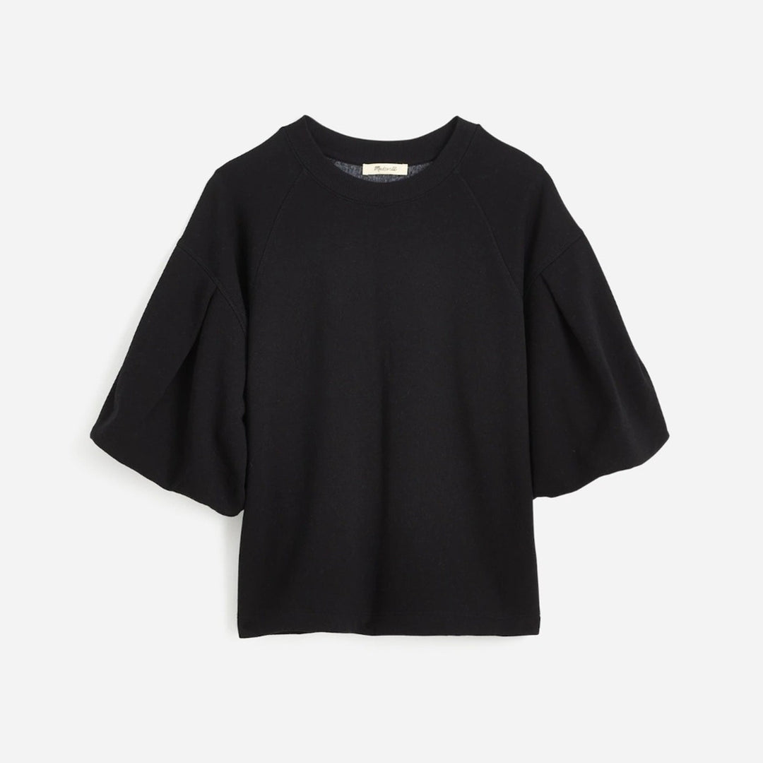 Madewell Puff-Sleeve Sweatshirt Tee Size XS