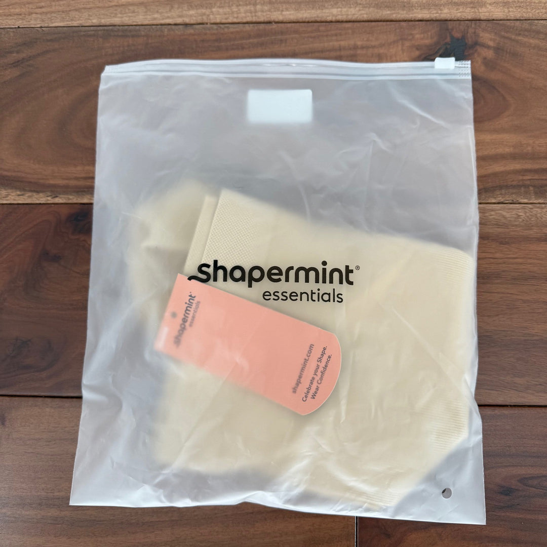 Shapermint Essentials High Waisted Shaping Briefs Beige XL 2XL