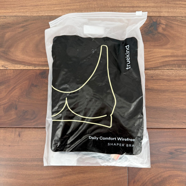 Truekind Daily Comfort Wirefree Shaper Bra Black Everyday Support