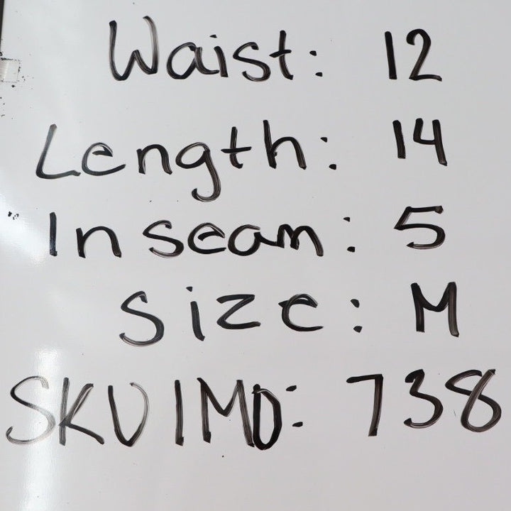 Activewear Bike Shorts Womens Size M Brown Athletic Gym Workout Athleisure