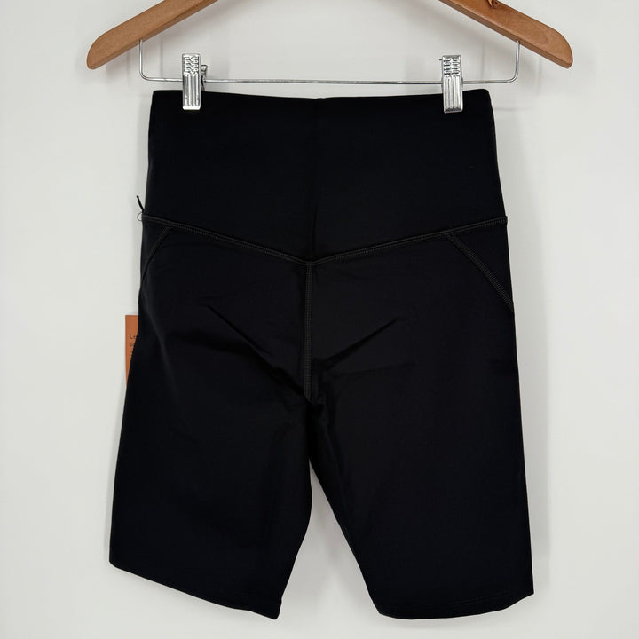 Girlfriend Collective 4011 Black High Rise Bike Shorts Athletic Size M