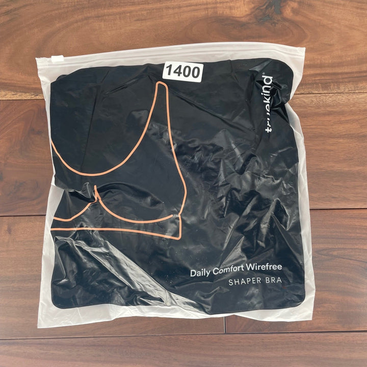 TrueKind Daily Comfort Wirefree Shaper Bra Black 2XL