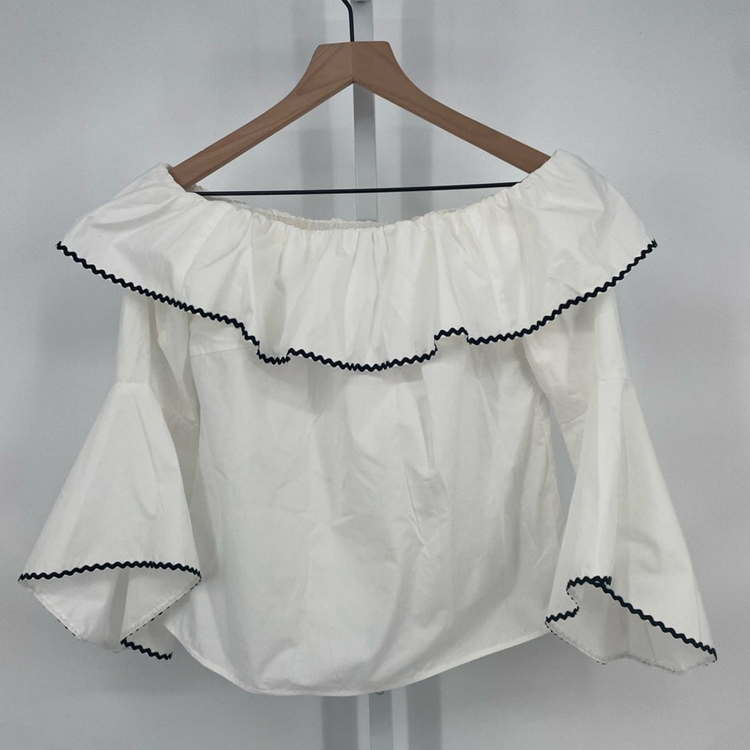 Lumiere Ruffle Off The Shoulder Top Size S